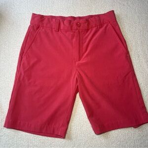 Vineyard Vines Boys Red Casual Preppy Performance Shorts Size 12